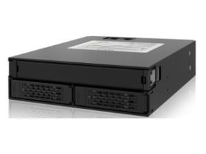 ICY DOCK ToughArmor MB994IPO-3SB 2 x 2.5” SATA/SAS HDD/SSD plus Slim Optical Disk Drive Mobile Rack