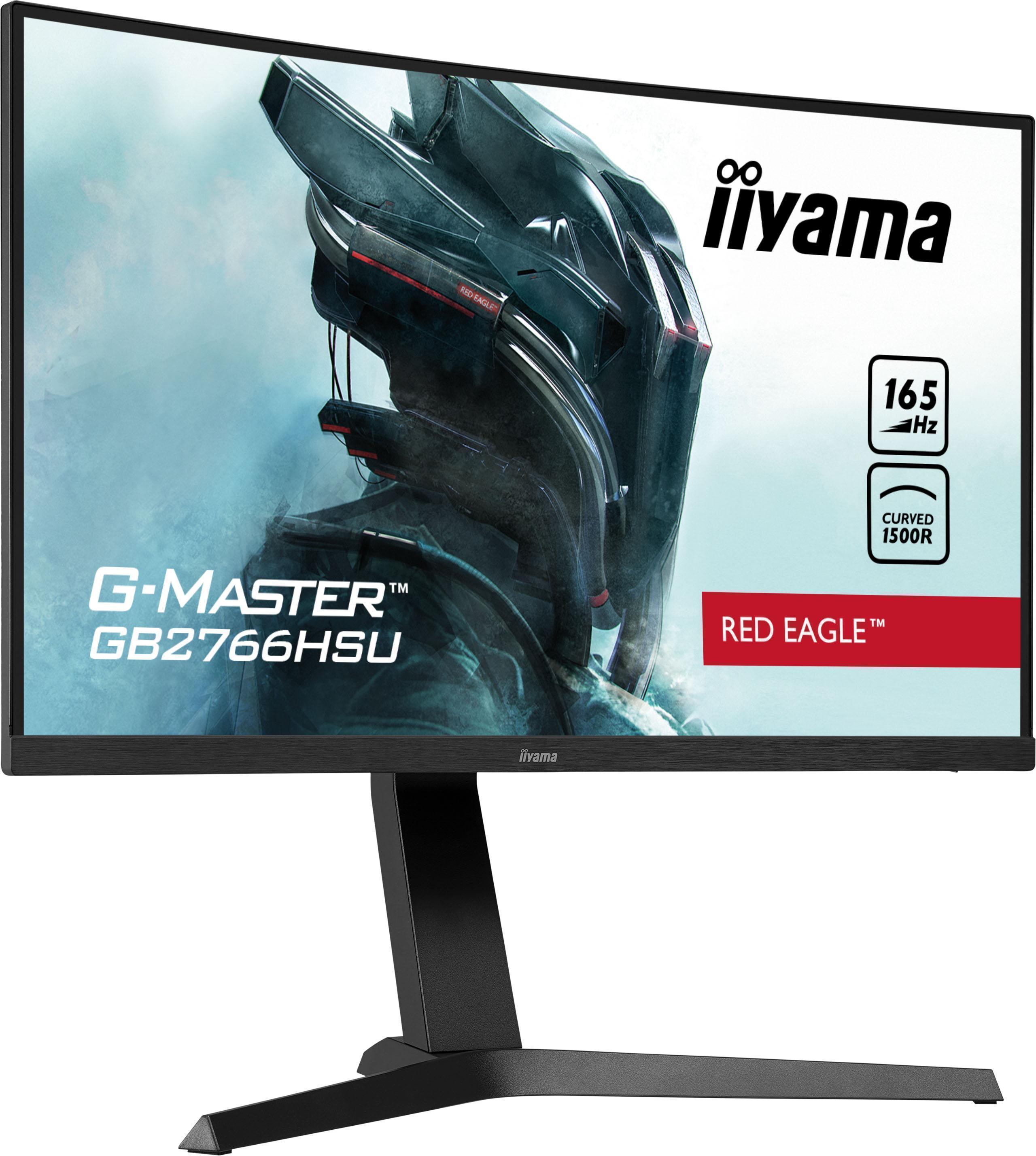 iiyama G-Master GB2766HSU-B1 Curved 1500R 27inch LCD, 165Hz, FreeSync ...