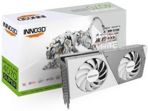 INNO3D NVIDIA GeForce RTX 4070 SUPER Twin X2 OC White 12GB GDDR6X Graphics Card