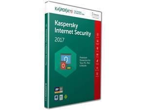Kaspersky 2017 Internet Security 5 Devices 1 Year