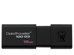 Kingston DataTraveler 100 G3 16GB USB 3.0 Flash Memory Drive