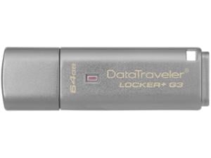 Kingston DataTraveler Lockerplus G3 64GB Flash Memory Stick