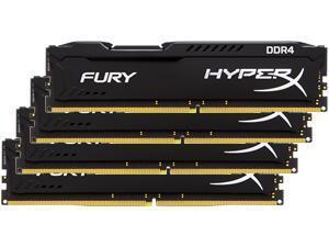 Kingston HyperX Fury Black 64GB 4x16GB DDR4 2133MHz Quad Channel Memory RAM Kit
