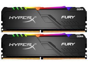 Kingston HyperX Fury RGB 32GB 2 x 16GB DDR4 3200MHz Dual Channel Memory RAM Kit