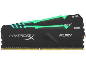 Kingston HyperX Fury RGB 32GB 2 x 16GB DDR4 3600MHz Dual Channel Memory RAM Kit