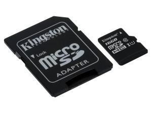 Kingston 16GB microSDHC Class 10 Memory Card