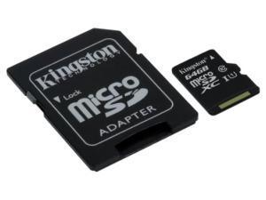 Kingston 64GB microSDXC Class 10 Memory Card