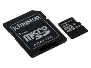 Kingston 8GB microSDHC Class 10 Memory Card