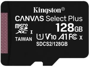 Kingston Canvas Select Plus 128GB MicroSD Memory Card