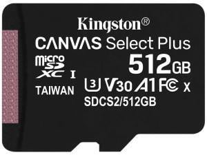 Kingston Canvas Select Plus 512GB MicroSD Memory Card
