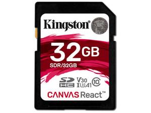 Kingston Canvas React 32GB SD Card