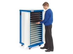 Lapsafe ClassBuddy Mobile Storage Andamp; Charging Trolley For Up To 15 Laptops - With Data Transfer Inc Fans