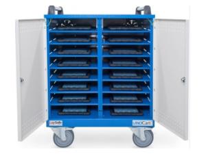 Lapsafe UnoCart Mobile Storage Andamp; Charging Trolley For Up To 16 Netbooks With Data Transfer