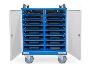 Lapsafe UnoCart Mobile Storage Andamp; Charging Trolley For Up To 16 Netbooks With Radio Access Point