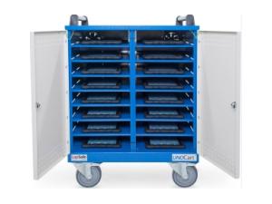 Lapsafe UnoCart Mobile Storage Andamp; Charging Trolley For Up To 16 Netbooks With Top Mounted Sockets