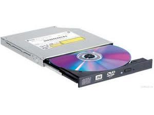 LG Slimline DVD Re-Writer, SATA, 8x, Black, 12.7mm High, No Software, OEM