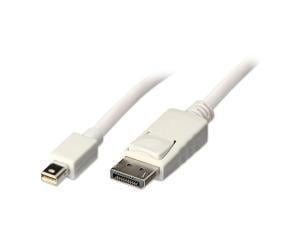 Lindy 1m Mini DisplayPort to DisplayPort Cable, White