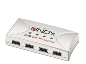 Lindy 4 Port USB 2.0 Sharing Hub