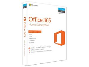 Office 365 Home Medialess - 1 Year Subscription