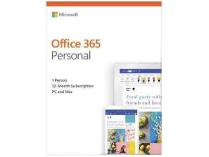 Microsoft Office 365 Personal - 1 Year, 1 User - Medialess - Box Pack
