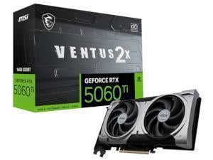 MSI NVIDIA GeForce RTX 5060 Ti Ventus 2X OC Plus 16GB GDDR7 Graphics Card
