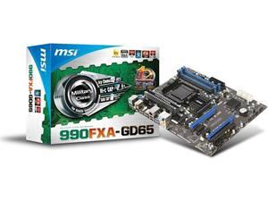 MSI 990FXA-GD65 AMD 990FX Socket AM3plus Motherboard