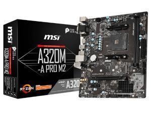 MSI A320M-A PRO M2 AMD A320 Chipset (Socket AM4) Motherboard