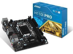 *Bstock - Refurbished Motherboard* MSI H110I PRO Intel H110 Socket 1151 Motherboard
