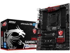 *B-stock manufacturer repaired, signs of use* - MSI X99A Gaming 7 Intel X99 Socket 2011-3 ATX Motherboard