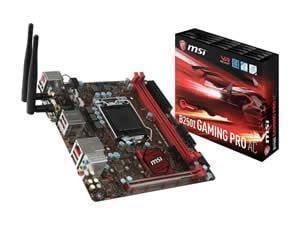 MSI B250I GAMING PRO AC LGA 1151 Intel B250 Kabylake Mini ITX Motherboard