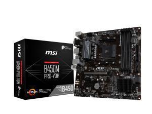 MSI B450M PRO-VDH V2 AMD AM4 B450 Chipset Micro-ATX Motherboard