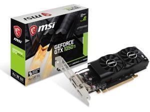 MSI NVIDIA GeForce GTX 1050 TI Low Profile 4GB GDDR5 Graphics Card