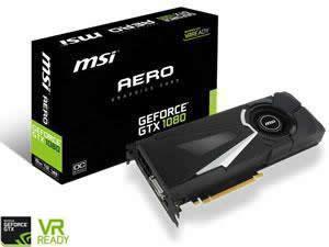 MSI GeForce GTX 1080 AERO OC 8GB GDDR5X Graphics Card