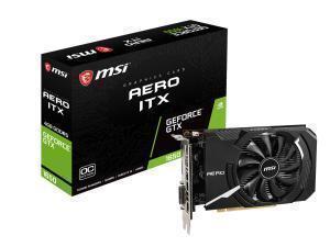 MSI GeForce GTX 1650 Aero ITX 4G OC 4GB GPU/Graphics Card