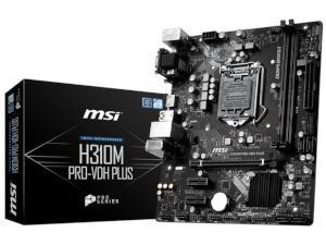 MSI H310M PRO-VDH PLUS Intel H310 Chipset Socket 1151 Motherboard