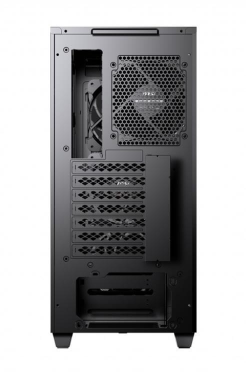MSI MPG SEKIRA 100P Mid Tower Gaming Computer Case Black with Silver ...
