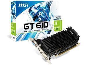 MSI GeForce GT 610 Silent / Low Profile 1GB GDDR3