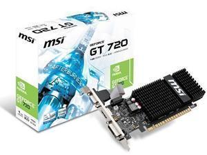 MSI GeForce GT 720 Silent / Low Profile 1GB GDDR3