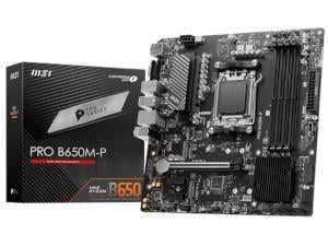 MSI PRO B650M-P AMD B650 Chipset Socket AM5 Micro ATX Motherboard