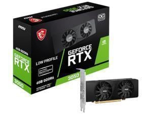 MSI NVIDIA GeForce RTX 3050 Low Profile OC 6GB GDDR6 Graphics Card