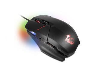MSI Clutch GM60, Wired ambidextrous design. Fully customizable look Andamp; feel Optical GAMING Mouse