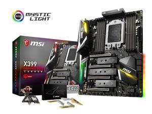 MSI X399 Gaming Pro Carbon AC ATX TR4 Motherboard