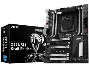 MSI X99A SLI Krait Edition Intel X99 Socket 2011-3 ATX Motherboard