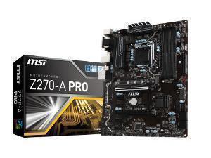 MSI Z270 A PRO Intel Z270 Socket 1151 Motherboard