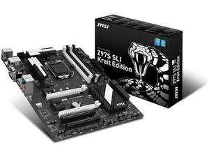 MSI Z97S SLI Krait Edition  Intel Z97 Socket 1150 ATX Motherboard
