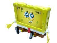SpongeBob Squarepants 7inch Digital Photo Frame Andamp; Alarm Clock With Snooze Button