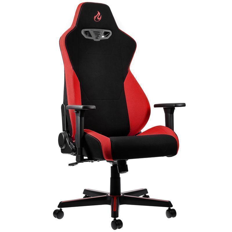 Nitro Concepts S300 Fabric Gaming Chair Inferno Red Novatech