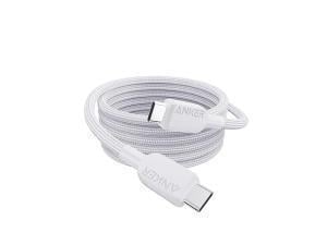 Anker 240W USB-C to USB-C Cable, 6 ft Double Braided Nylon Type C Charging Cable