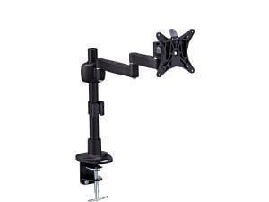 *B-stock opened box, signs of use* - Novatech Single Monitor Arm Mount V2 - Clamp/Grommet - Quick Release Bracket - Black