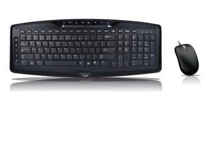 Novatech Dth-2920 Low Profile Wired Keyboard Andamp; Mouse Bundle